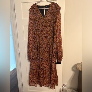 Floral maxi dress- Boohoo